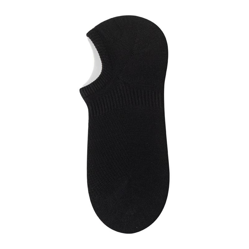 Men's Summer Cotton Mesh Invisible Do Not Fall Off with Shallow Mouth Socks