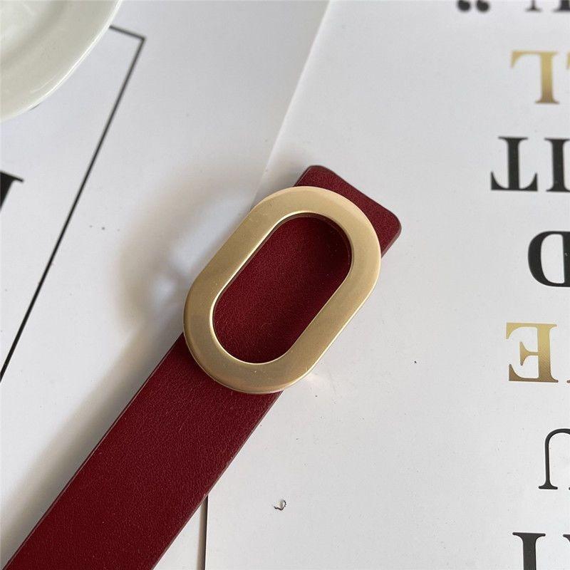 Trendy Fashionable Pu Waist Belt For Women Stylish Simple And Versatile For Jeans