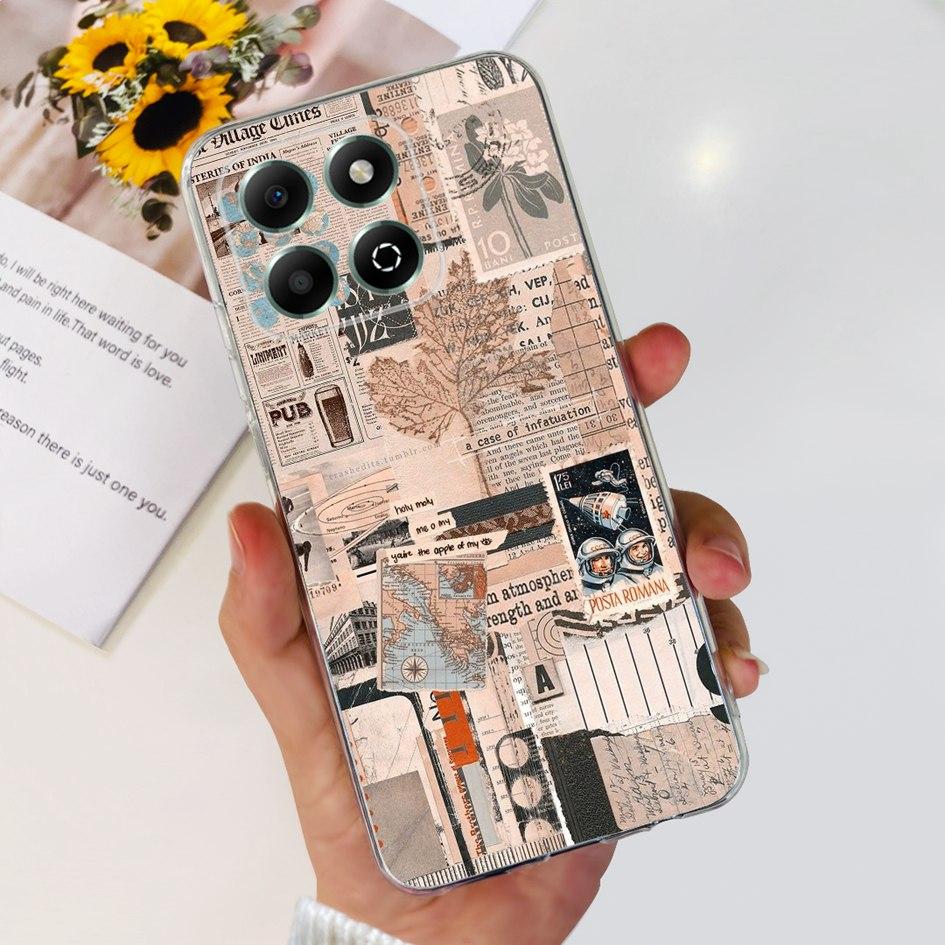 For Honor X6b Case JDY-LX1 JDY-LX2 Cover Luxury Marble Pattern Soft Clear Silicone Phone Back Cover For Honor X6b 4G X 6B Fundas