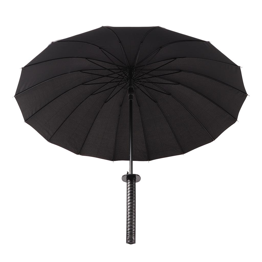 16 Telli Büyük Rüzgara Dayanıklı Şemsiyeler Otomatik Açılan Büyük Boy Güneş Yağmur Şemsiyesi Kılıç Şemsiye Samuray