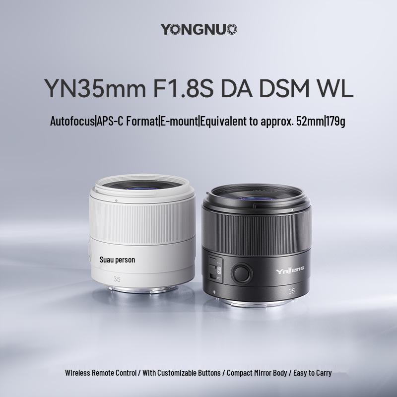 Obiettivo Yongnuo 35mm F1.8 Autofocus per attacco E & attacco Z APS-C