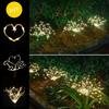 Outdoor 120-420 LED DIY Solar Firework Lights Garden Decoration Fairy Lights Waterproof Dandelion Lawn Lamp for Garden Landscape Lawn Decor