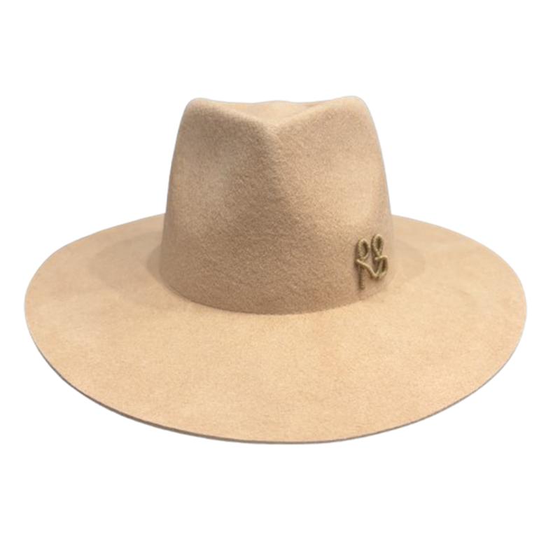 new arrival Logo-embellished Fedora Hat RB hat for man and woman M 57cm хаки