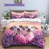 Dalmatian Pattern Bedding Home Decoration Birthday Gift (1 * duvet cover + 2 * pillowcase, without core)