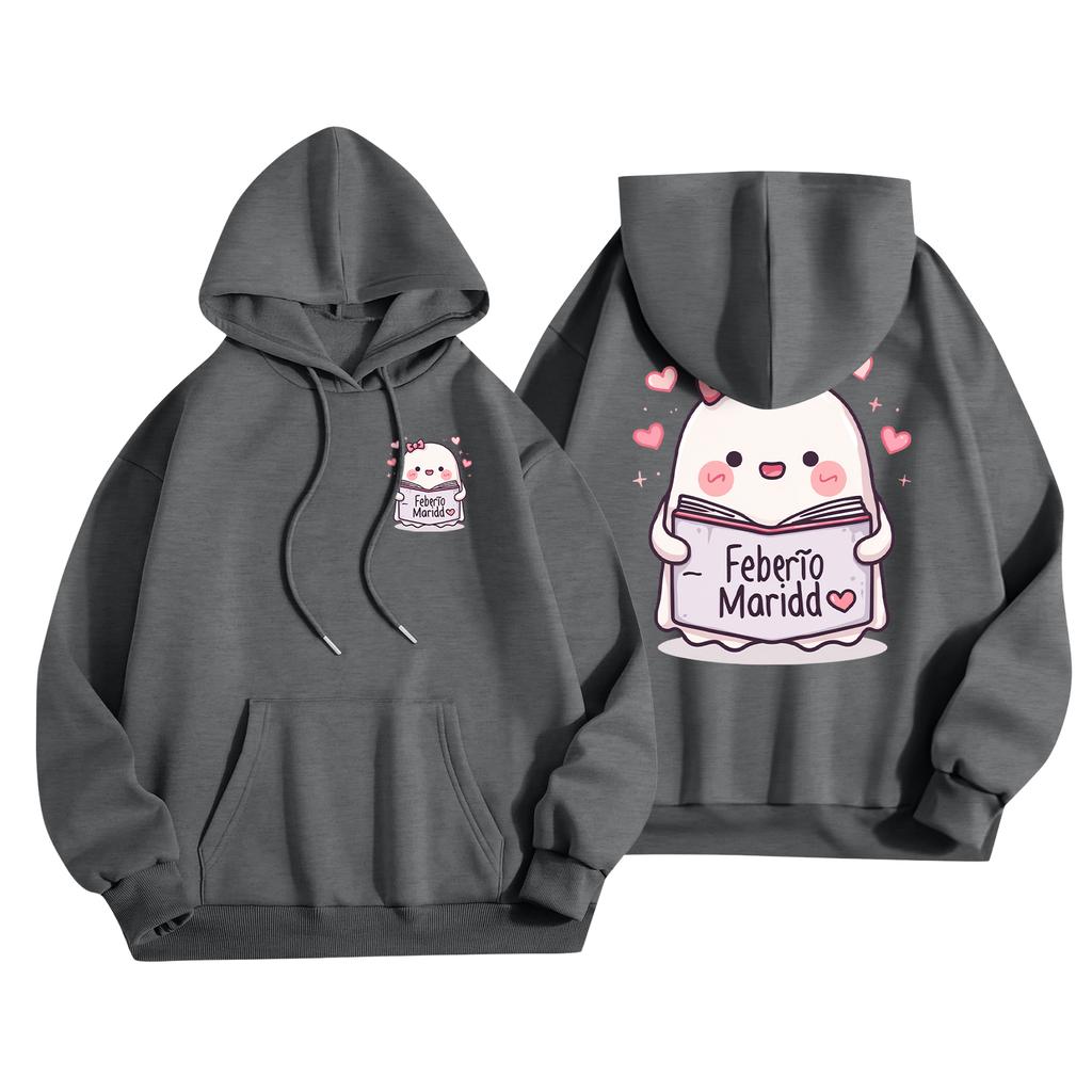 Children's Casual Fashion Halloween Print Long-Sleeved Hooded Sweatshirt