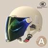 Bear Helmet, Electric Car, Half Helmet, Sunscreen for Women, Ventilated and Light, Wholesale with Ear Protectors, Warm In Winter