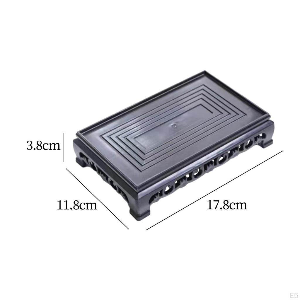 Fish Bowl Stand Riser Vintage Flower Pot Tray Vase Display for Yard Indoor Outdoor