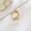Retro Knot Stackable Ring for Women – Fashionable and Distressed Design for Index or Middle Finger.