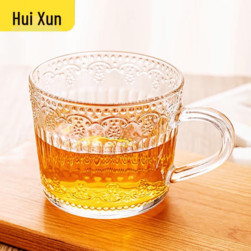 Geprägte Glas Frühstücksgetränketasse