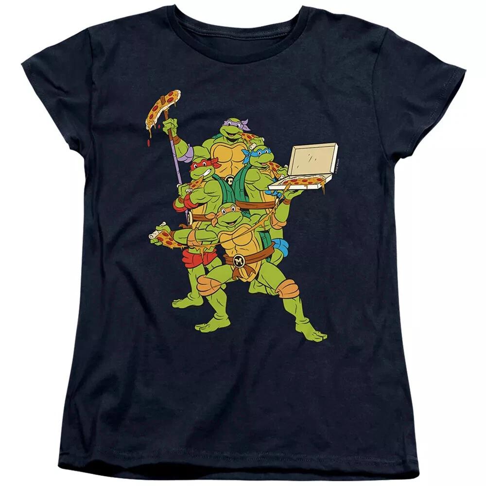 Teenage Mutant Ninja Turtles  Pizza Party  Women s T-Shirt S
