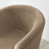 Club Armchair Cover, Velvet, Beige, Cappuccino
