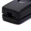 5 Teile/los Schwarz Auf/Off Tisch Lampe Schreibtisch Licht Kabel Kabel Schalter 110-250V