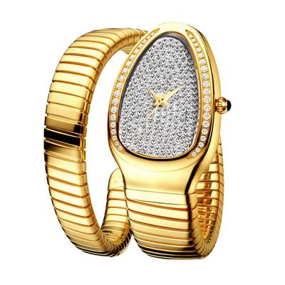 Snakehead Wysokiej jakości europejski i amerykański zegarek Ins Wind Snake-like Personality Unique Fashion Women's Watch