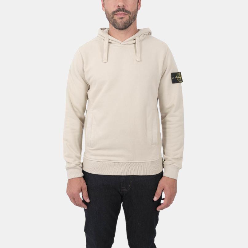 Stone Island Solid Color Logo Hoodie Men hoodies Off-White 811560820-V0097