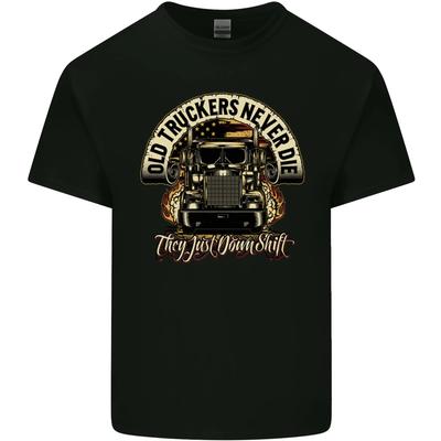 Old Truckers Never Die Lorry Driver Lorries Kids T-Shirt Childrens