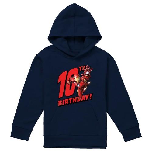 Marvel Childrens/Kids Iron Man 10th Birthday Hoodie