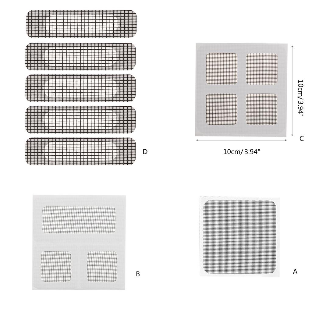Selbstklebendes Netz-Reparaturband Vorhang Tür Fliegengitter Reparaturflicken Fenstergitter Reparaturset Risse und Löcher einfach reparieren