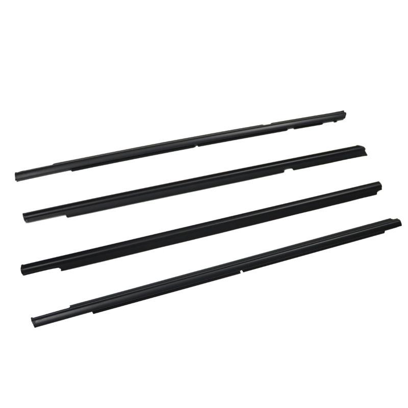 4 Stück Auto-Fenstergummidichtung für Mitsubishi Lancer 2.0L 2.4L 2008-2017 Wetterschutzdichtung Türleistenverkleidung 5727A005 5727A006