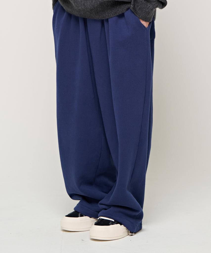 CARGOBROS Cb Essential Brushed Wide Pants (Navy)