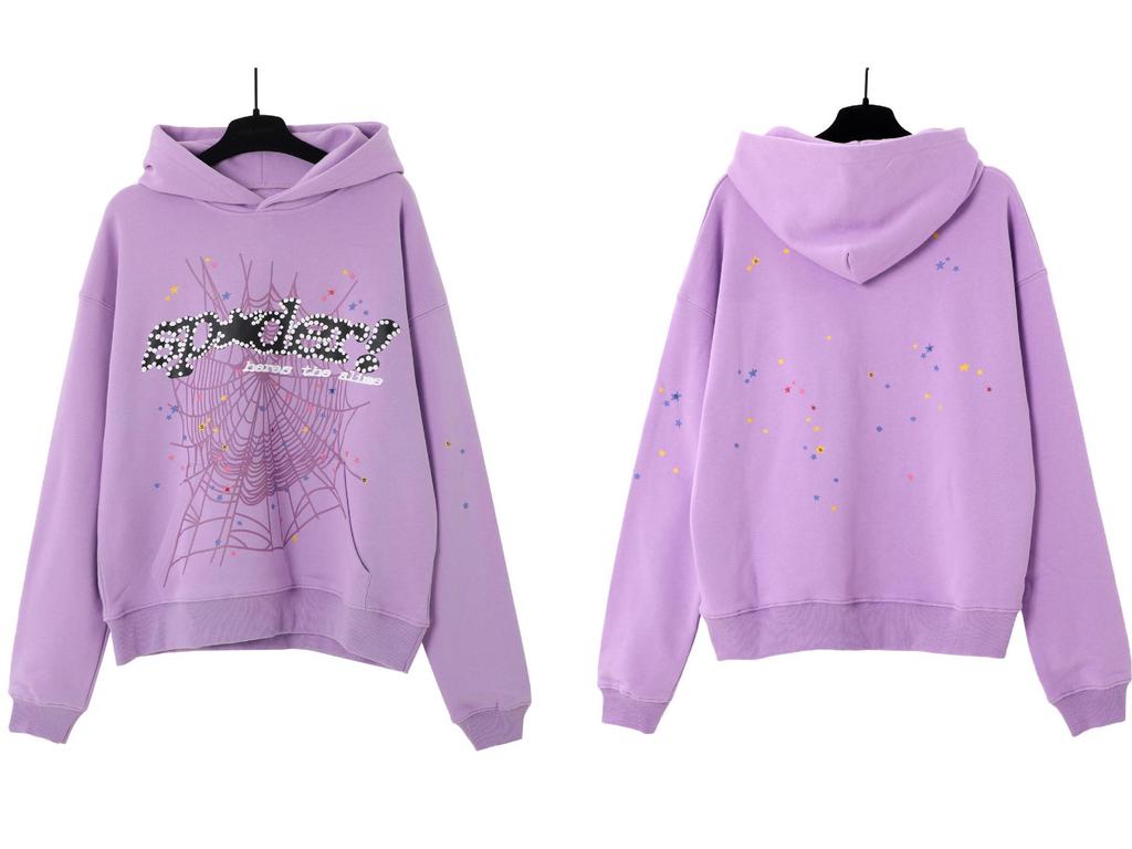 Terry Mikina Evropská Velikost: Pěnová bunda s potiskem pavučiny pro muže