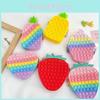 Cute Large Silicone Fruit Shoulder Bag For Kids With Fun Cartoon Design And Bright Colors