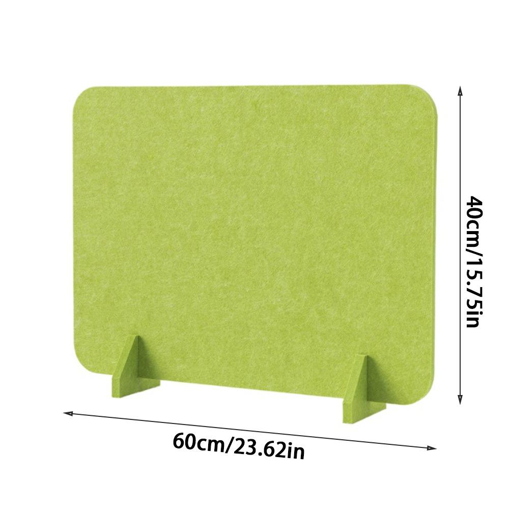 40x60cm Desk Screen Felt Baffle Anti-foam Sound-absorbing Partition Board Student Desk Polyester Fiber Isolation Board