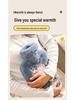 Cartoon Flannel-Covered Thick Plastic Hot Water Bottle - Winter Bed & Hand Warmer for Girls