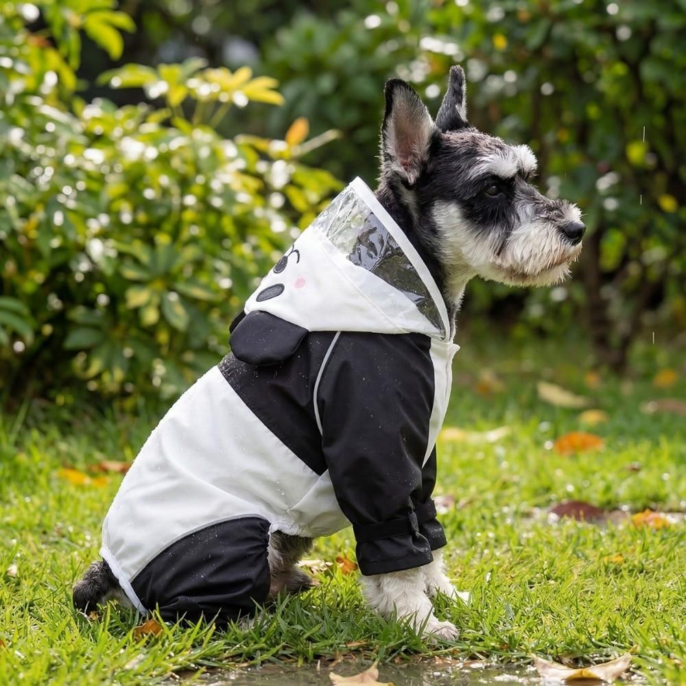 High Visibility Dog Rain Cloak Waterproof Pet Clothes Pet Rain Jacket  for Walking