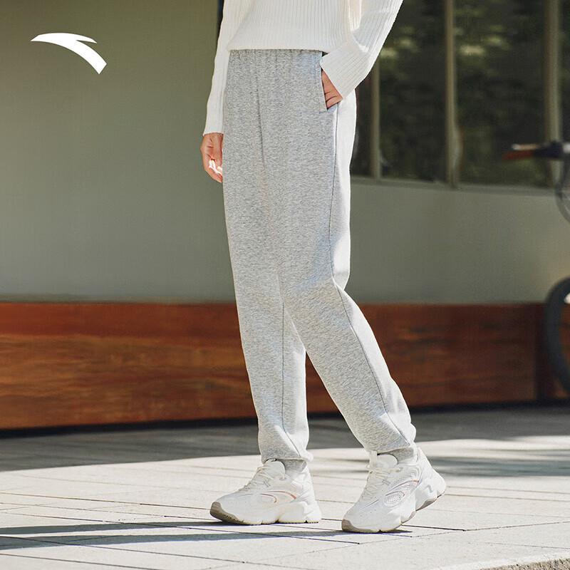 Anta Women s Fleece-Lined Tapered Sweatpants XL