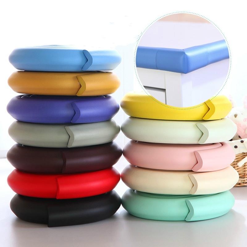 

Детский сад L-образные Толстые Защитные Полосы Безопасные для Детей Противоударные Полосы бежевый