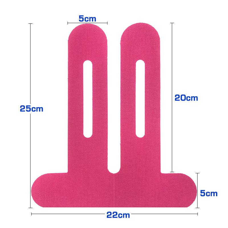 

1Pcs Pre-Cut Kinesiology Tape For Knees Waterproof Elastic Breathable Athletic Tape Sports Bandage розы красного