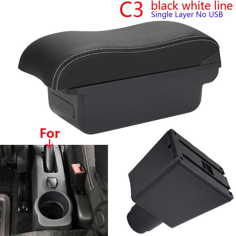 For Renault Logan 2 Armrest For Dacia Logan 2 dokker Renault Sandero 2 Car Armrest Box Curved Surface leather Simple installatio