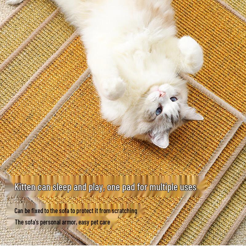 Cat Fairy Sisal Sofa Scratch Protector Mat