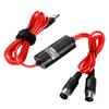 Usb In-Out Midi Cable Converter Pc To Music Keyboard Adapter Cord