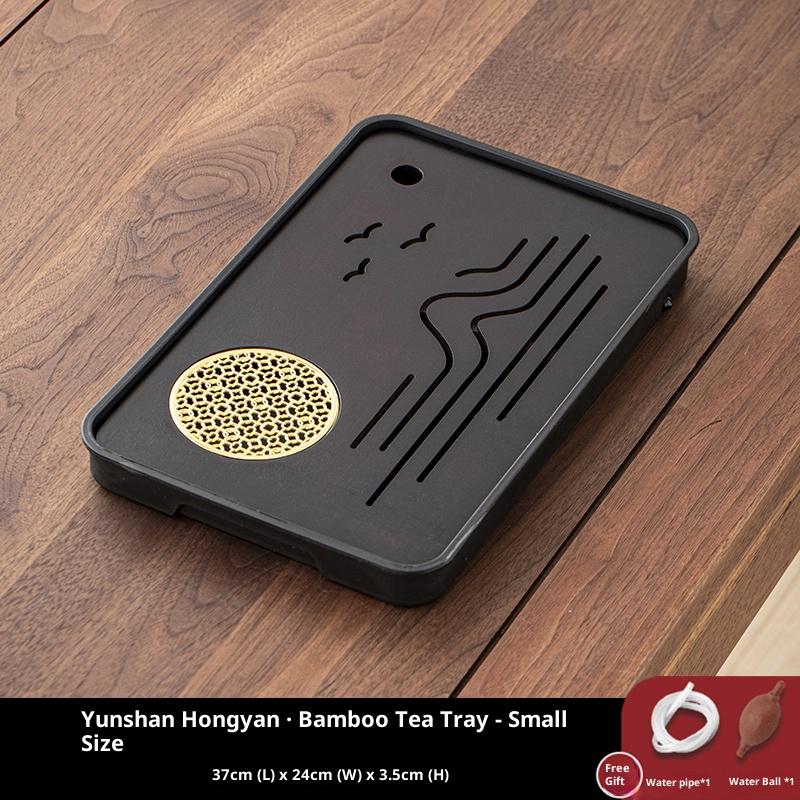 

Gianxi Tea Tray 2025 New Home Small Water Dripping Bamboo Tea Table Tea Set Tea Tray Dry Brewing Table Tea Tray