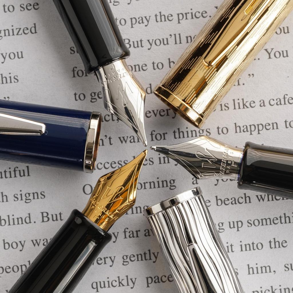 Oficial Waterman Metropolitan Deluxe Edição Especial Marca de Luxo Azul CT 2166483 Presente,