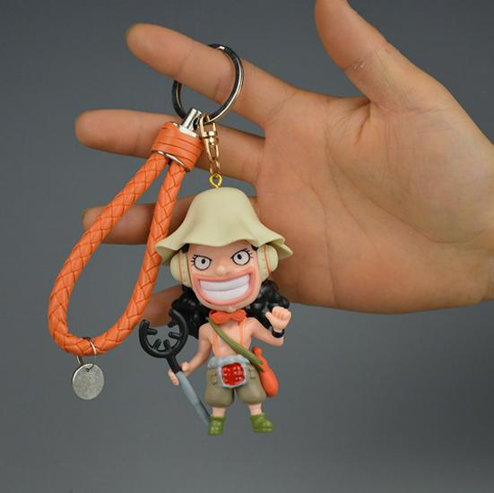 Piraten Schlüsselanhänger Geschenk: Blind Box Anime-Figuren - Monkey D. Luffy, Zoro, Chopper, Ace