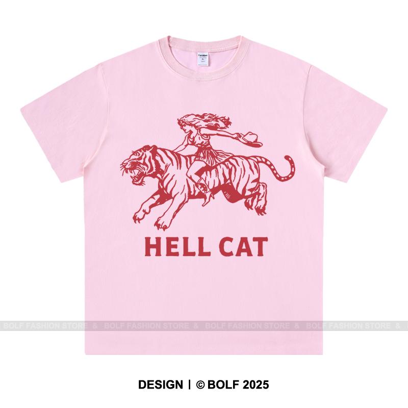 Super Hero Simple Printed 100% Cotton Women's Oversized T-Shirt Loose Fit Graphic Tees Tops for Daily Wear