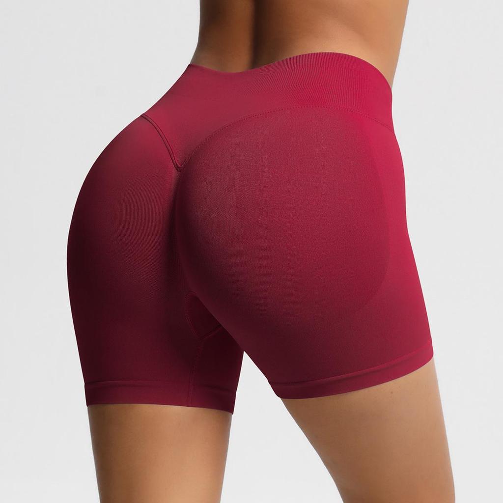 Seamless High-Waisted Butt-Lifting Fitness Shorts for Women - Quick-Drying Yoga and Sports Wear