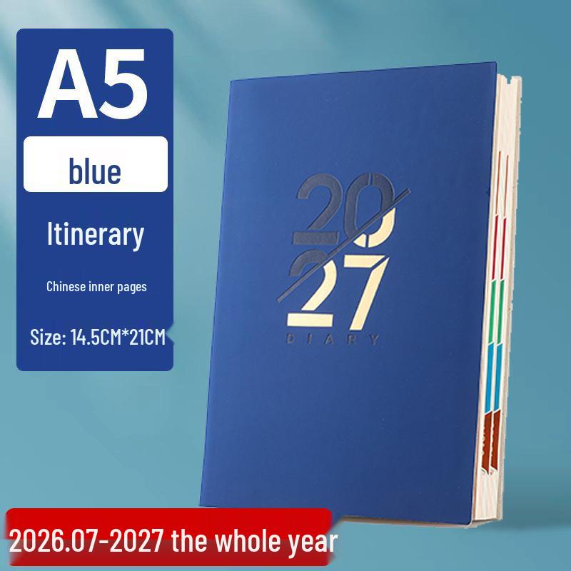 Agendă A5 Anul Oii 2027: Jurnal Zilnic de Birou 365 de Zile