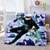 Jujutsu Kaisen Cozy Blanket Flannel Throw Soft Warm Lightweight Sofa Bed Blanket Home Decor -QJY