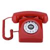     Vintage Antique Telephone Numbers Storage Clear Sound Retro Telephone ‑ Red