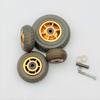 Heavy-Duty Silent Gray Rubber Swivel Caster Wheel