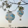 Paper Hot Air Balloon Lantern Hanging Ornament for Weddings, Parties, and Decorations