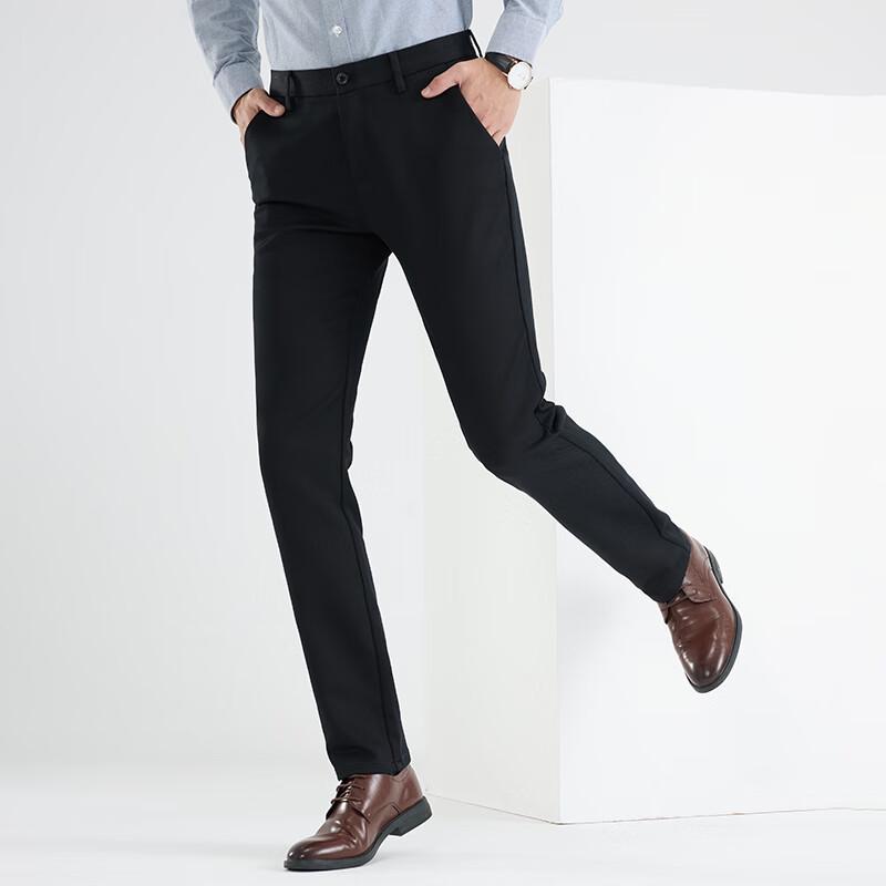 Fengxun Men's Autumn/Winter Thickened Straight-Leg Casual Pants FX7103-1