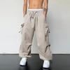Quick-drying Overalls Men's  Summer New Parachute Pants High Waist Wide Leg Casual Sports Trousers