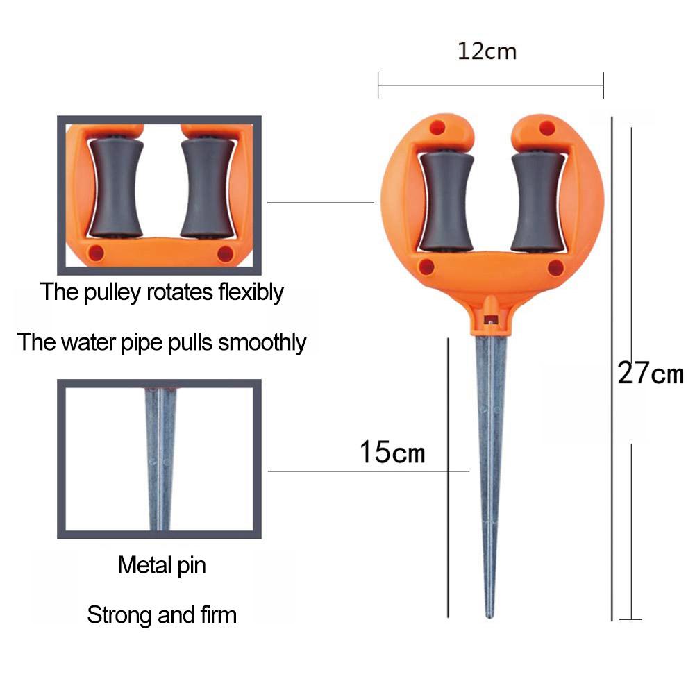 for Gardens Patios and Greenhouses 27cm Garden Hose Guide Holder Stake