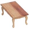 Living Room Tea Table for 1/12 Dollhouse Simulation Wooden Mini Furniture Model Accessory