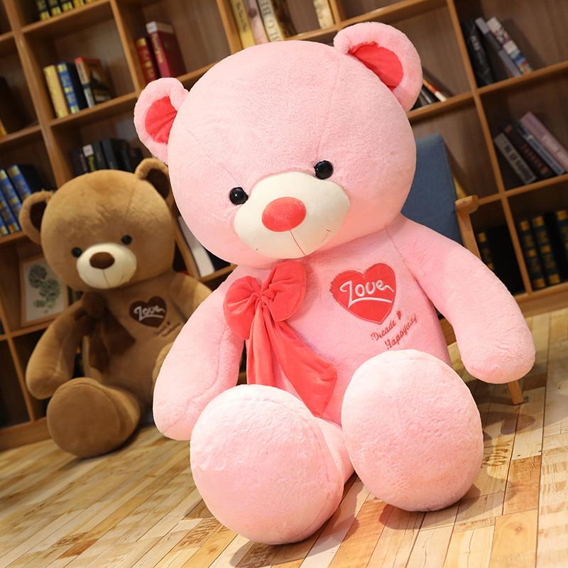 Bear Plush Teddy Toy Stuffed Animal Pillow Soft Long Festival Children Doll Gift