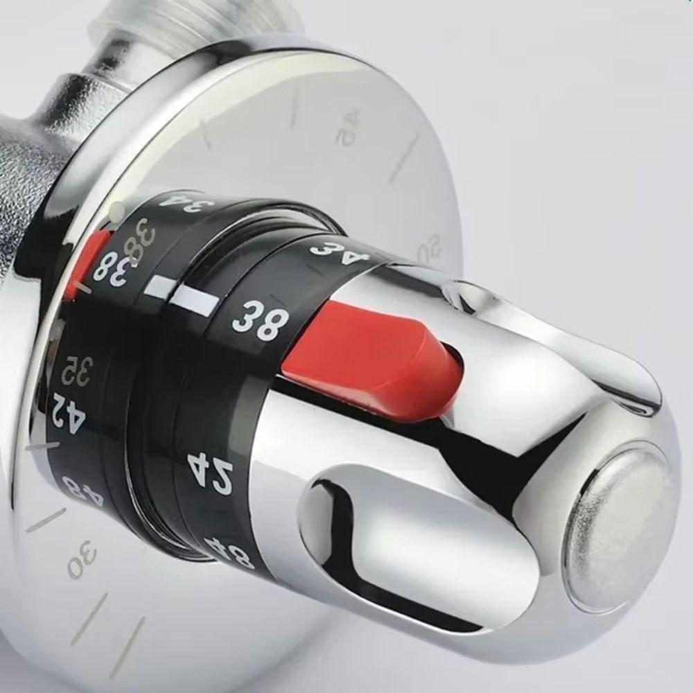 Control Cald și Rece Valvă Termostatică din Alamă Valvă de Control al Temperaturii cu 3 Căi Baterie de Baie